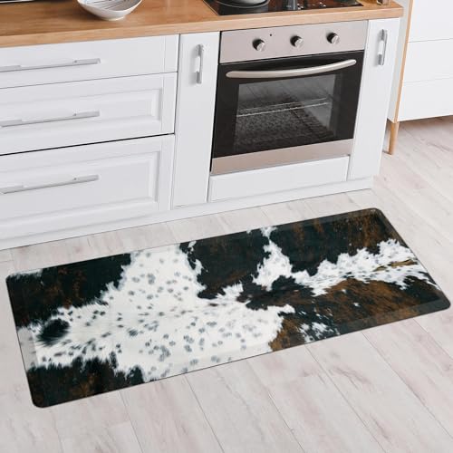 Tyrot Cowhide Kitchen Mat Cushioned Anti Fatigue, 17.3x47 - size: 47"L x 17.3"W x 0.5"Th