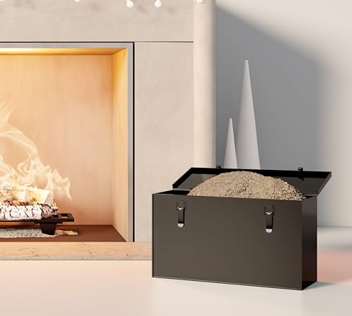 Fire Beauty Galvanized Steel Fire Starter Fireplace Storage Box(Large) - size: Large