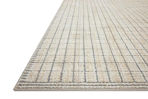 Loloi Amber Lewis Bexley Slate/Natural 2'-7" x 4' Accent Rug - color: Slate / Natural, size: 2'7" x 4' (Rectangular)