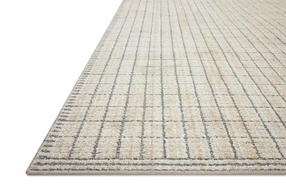 Loloi Amber Lewis Bexley Slate/Natural 2'-7" x 4' Accent Rug - color: Slate / Natural, size: 2'7" x 4' (Rectangular)