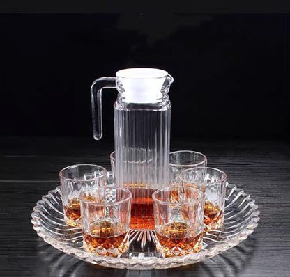 Glass Fruit Bowl or Decorative Bowl, used for Kitchen counter or living room center table decoration, Centerpiece Bowl,Glass tray (11.6)