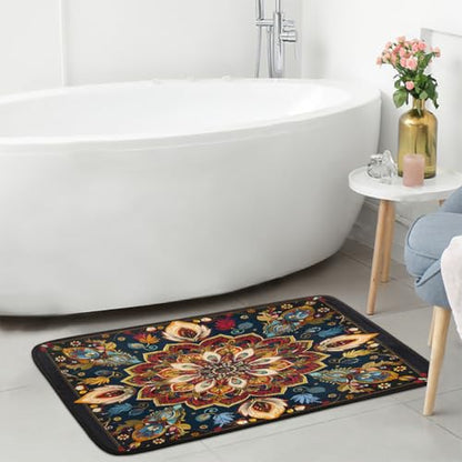 Mandala Bohemian Kitchen Rug Non-Slip Indoor Carpet Absorbent Welcome Mat - color: A:a-7