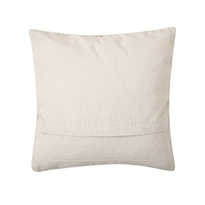 · REDEARTH · Boho Handwoven Throw Pillow Cases - Contructed Frill Natural - color: Contructed Frill Natural, size: 18" x 18" (Pack of 2)