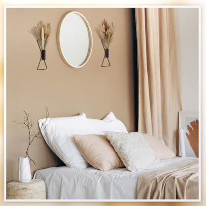 Peryiter Black 2 Pcs Boho Wall Decor Metal Wall Art, X Shape - color: Black, style: X Shape