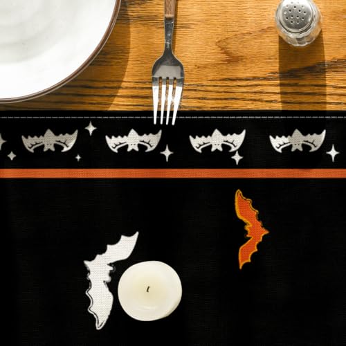 Artoid Mode 210 GSM Halloween Table Runner Home Party Decor 13x90 Inch - size: 13" x 90", Table Runner