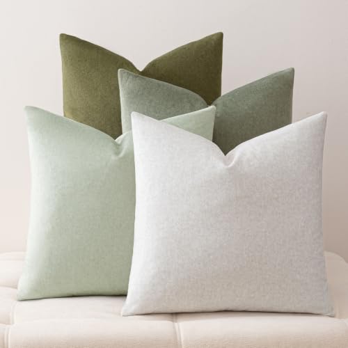 a moment Waterproof Throw Pillow Covers Set of 4,16x16 Inch Outdoor Stain Resistant Pet Friendly Pillowcases Cushion Covers for Patio Sofa and Living Room,Forest Oasis - color: Forest Oasis, size: 16" x 16" (Pack of 4)
