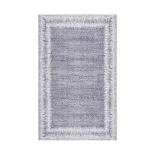 Gertmenian Indoor Boho Accent Rug - 3x5 Small, Non Slip, Super Strong, Ideal for High Traffic Areas in Bedroom, Living Room, Kitchen - Davina, Light Gray, 24545 - color: Davina, Light Gray, size: 3'4" x 4'7" (Small)