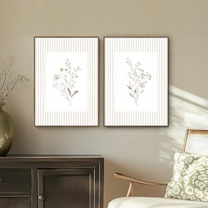 LYVTEU Wildflower Wall Art, 12X16 Inch Unframed, 2Pcs - size: 12"Wx16"H