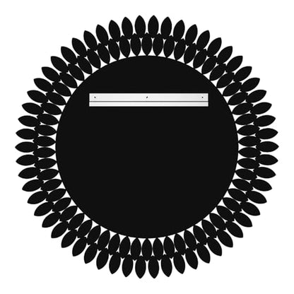 Kelly Miller 28" Jeweled Luxury Round Decorative Wall Mirror - size: 28"L x 28"W