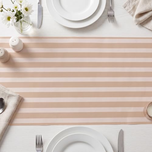 AmazingSpark Striped Table Runner Roll,Kraft,25' Long X 16" Wide - color: Kraft, size: 25' Long X 16" Wide