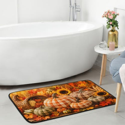 Fall Kitchen Rug Non-Slip Indoor Carpet Absorbent Welcome Mat - color: B:b-9