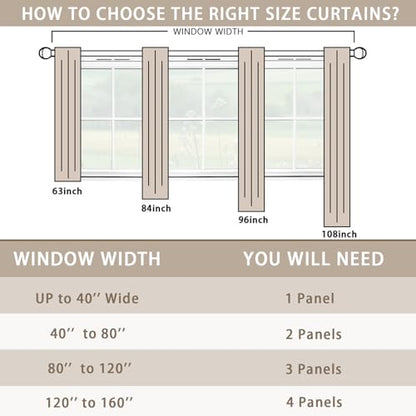 Blackout Curtains 84 Inch Length 2 Panels Set with Tiebacks, Brown Floral Grommet Black Out Curtain for Living Room, Summer Thermal Insulated Soundproof Pattern Darkening Curtains for Girls Bedroom - color: Regal Damask