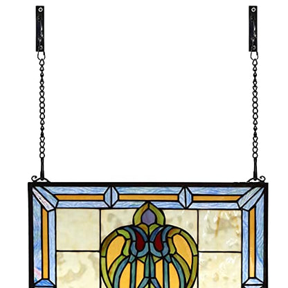 Bieye Chain002 17.7-Inch Black Hanging Chains for Stained Glass, 2-Pack - size: Black 17.7-inches Long