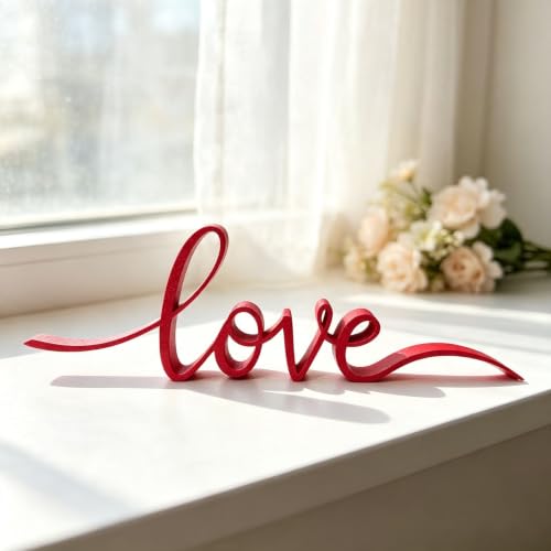 Love Sign Wedding Table Decorations,Valentine's Day Tabletop Party Decor