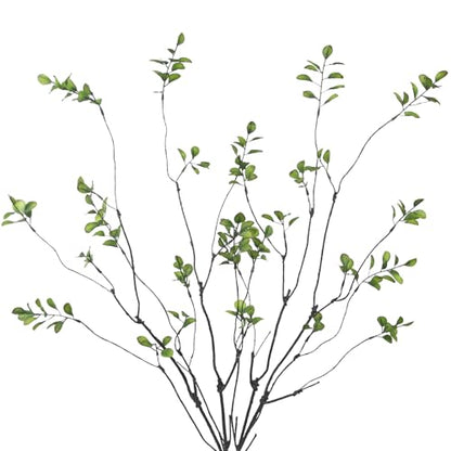 4 Pcs Faux Branches for Vase Filler Artificial Greenery Stems Plants - color: Green