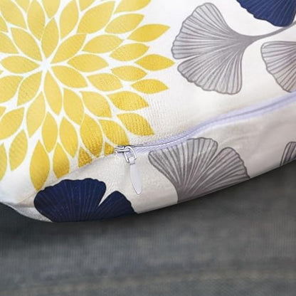 Throw Pillow Covers, Floral Sunflower, Set of 4, 18"x18" - color: Botanical Floral