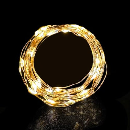ZGWJ 12 Pack Warm White Fairy Lights, Mini String Lights - color: Warm White, size: 12P