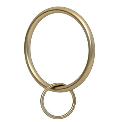 Ivilon Drapery Eyelet Curtain Rings - 2" Ring Loop for Hook Pins, Set of 14 - Warm Gold - color: Warm Gold, size: Set of 14 (2")