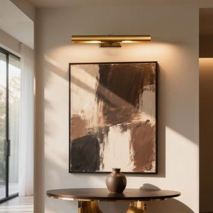 18 inch Picture Lights for Wall Hardwired 2PK Brass Picture Lighting - color: Brass, size: 18in-2PK