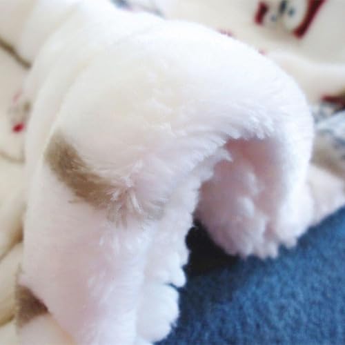 UKELER Flannel Sherpa Throw 60'' x 50''- Owl Printed Soft Plush Flannel Blanket Throws for Bed/Couch/Sofa/Office/Camping - color: A-owl, size: 50''x60''