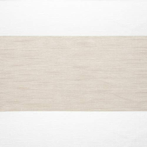 Exclusive Home Darma Sheer Linen Rod Pocket Curtain Panel Pair, 50"x84", Linen, 2 Piece - color: Linen, size: 50"W x 84"L (Pack of 2)