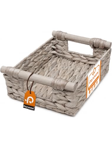 Wicker Basket, Large Basket for Gift Baskets Empty, 10.2x7.9x4in - color: Whitewash, size: Small