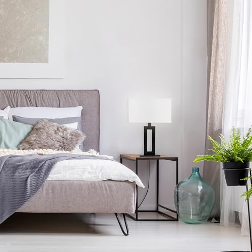 Globe Electric 67045 D'Alessio Table Lamp, 20 in, Matte Black