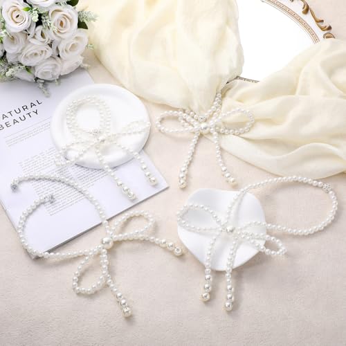 Lewtemi 4 Pcs Magnetic Curtain Tiebacks Decorative, Bowknot - style: Bowknot