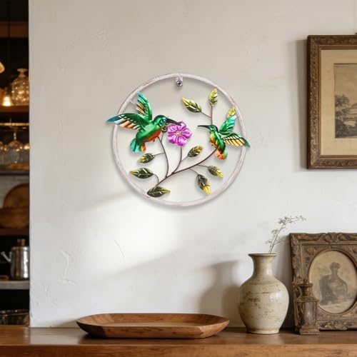 Newinhome Metal Hummingbird Wall Art Bird Decor - color: Hummingbirds