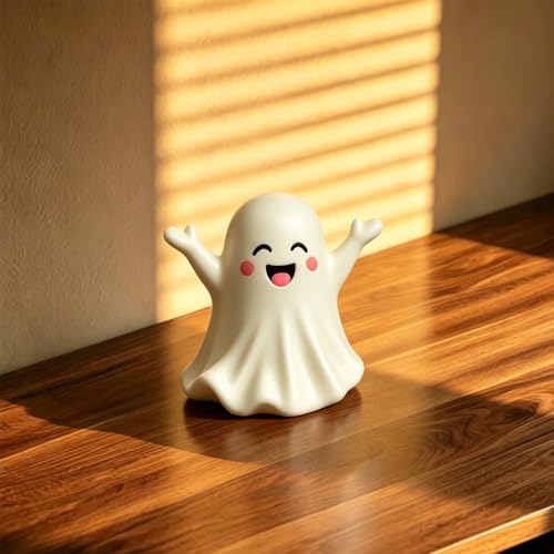 Halloween Ghost Figurine Cute Spooky Statues Unique Spooky Statue - color: Styl 15