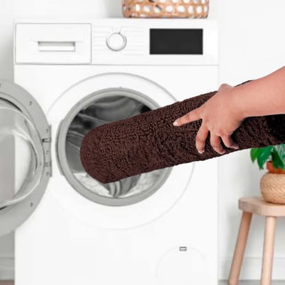 COTTON CRAFT Bath Rugs - 2 Pack Large 20x30 Soft Plush Bath Mats - Brown - color: Brown, size: 20x30 Inches