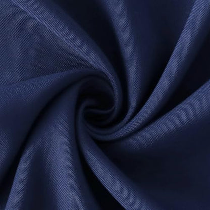 FOLINS&HOME 2 Pack Navy Blue Waterproof Table Runner 48 Inches Long - color: Navy Blue, size: 12" x 48" (2 Pcs)