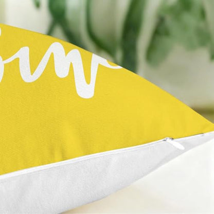 Hexagram Throw Pillow Covers 18x18, Yellow Outdoor Pillow Covers Set of 4 - color: Yellow2, size: 18" x 18" (Pack of 4)