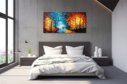 Alenoss Hand Painted Modern Oil Paintings Wall Art - color: AL-B98