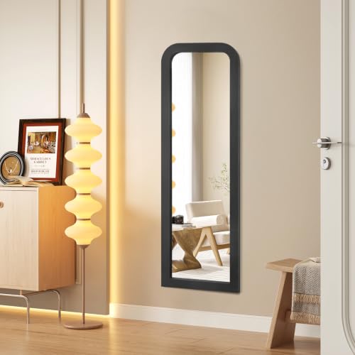 AAZZKANG Wall Mirror Full Length Rectangle Large Black Wood Framed 43"x14" - color: Black, size: 47"L x 16"W