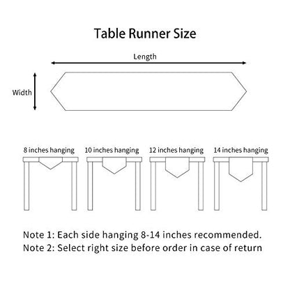 ARTABLE Ginger Boho Table Runner Wood Bead Tassel Dresser Scarf 14x60 Inch - color: Ginger, size: 14 x 60 Inch