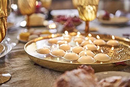 BOLSIUS Unscented Floating Candles - Pure Rich Creamy Ivory, 20 Set - Smokeless, European Quality - Imbue Breathtaking Ambiance for Romantic Wedding Centerpieces, Decorations, Events, Holiday Parties - size: 1.75 Inch, style: 1 Pack