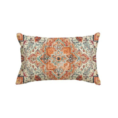 AVOIN colorlife Boho Throw Pillow Cover 12x20 Inch - size: 20" x 12" (Pack of 1)