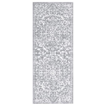 Pauwer Hallway Runner Rug 2x5, Washable Boho Kitchen Runner, Grey White - color: Grey White, size: 2' x 5' (Runner)