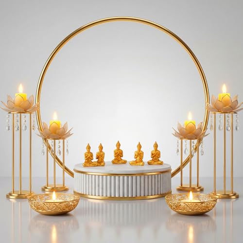 Yalikop 30 Pcs Mini Gold Buddha Figurines Bulk, 1.6" Small Resin Statues - style: Shakyamuni