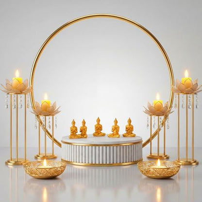 Yalikop 30 Pcs Mini Gold Buddha Figurines Bulk, 1.6" Small Resin Statues - style: Shakyamuni