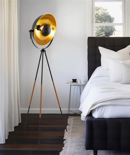 Kira Home Sulis 58" Mid-Century Industrial Tripod Spotlight Floor Lamp