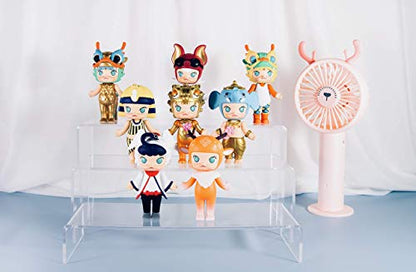 2 Sets Clear Acrylic Display Risers-Cupcake Stand for Dessert Buffet Cake Table Decorations–Showcase Shelf for Figures , Jewelry Display Riser Stands shelves Fixtures Case(Rectangle Shape)