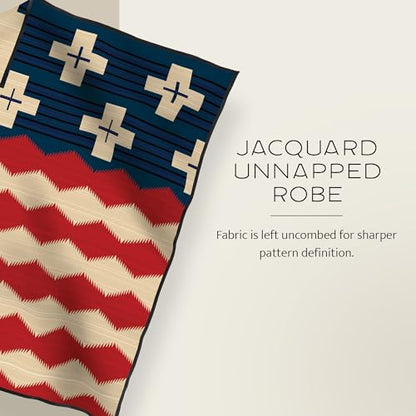 Pendleton Jacquard Unnapped Twin Blanket, 64 x 80 in, Heirloom Virgin Wool - color: Brave Star, size: Twin (64" x 80")