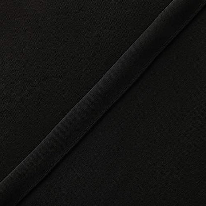 Hiasan Black Valance Curtains for Window 60 x 18 Inches 1 Panel - color: Black, size: 60"W x 18"L (Pack of 1)