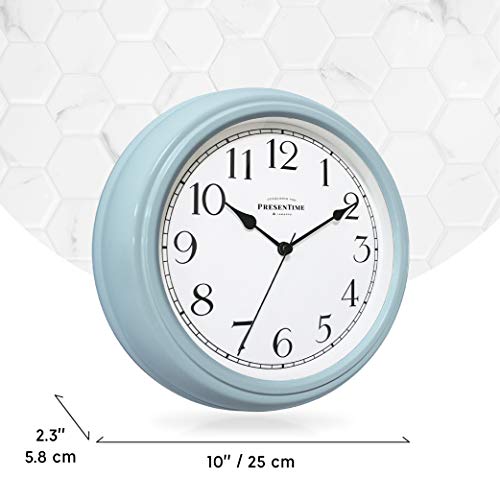 Presentime Chic Home Collection 10" Molly Clock - color: Blue