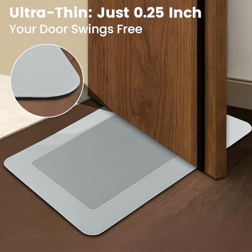 ArtyCozy Absorbent Soft Bath Mat 2 Piece, Grey, 17" × 27'' Plus 17'' × 27'' - color: Grey, size: 17'' × 27'' + 17'' × 27''