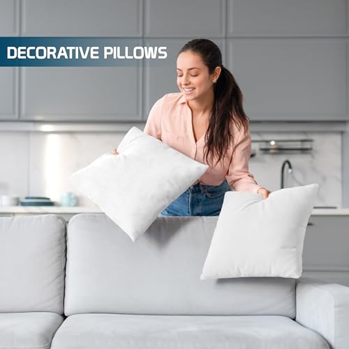 Utopia Bedding Throw Pillows, Decorative 18x18 Pillow Inserts, Set of 4 - size: 18x18 Inch