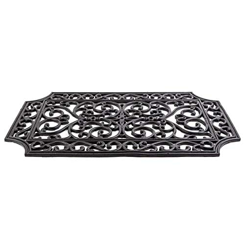 DII High Traffic All-Weather Rubber Doormat, 18x30, French Quarter - color: French Quarter, size: 1'6" x 2'6" (Rectangular)