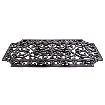 DII High Traffic All-Weather Rubber Doormat, 18x30, French Quarter - color: French Quarter, size: 1'6" x 2'6" (Rectangular)